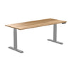 Almost Perfect Desky Dual Hardwood Sit Stand Desk-White Oak Desky®