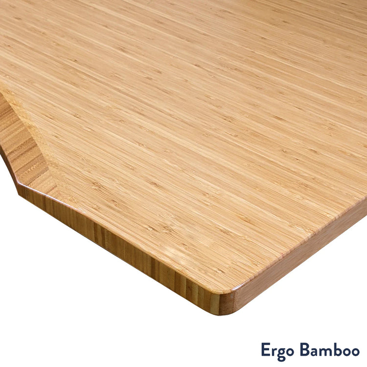 Desky bamboo ergo edge in bamboo finish