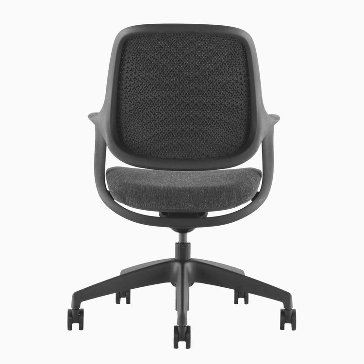 Black low back office chair - Desky