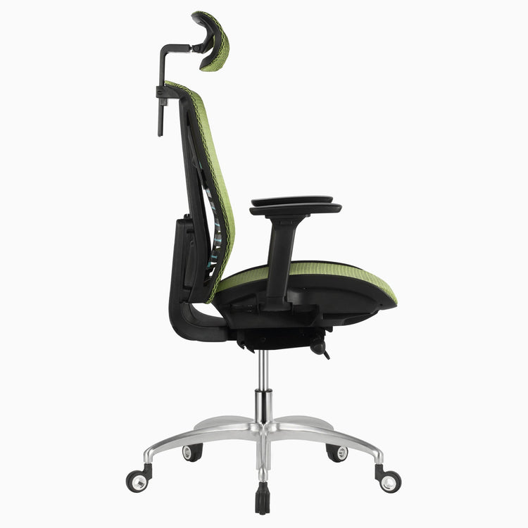 Green big and tall high back office chair - Desky