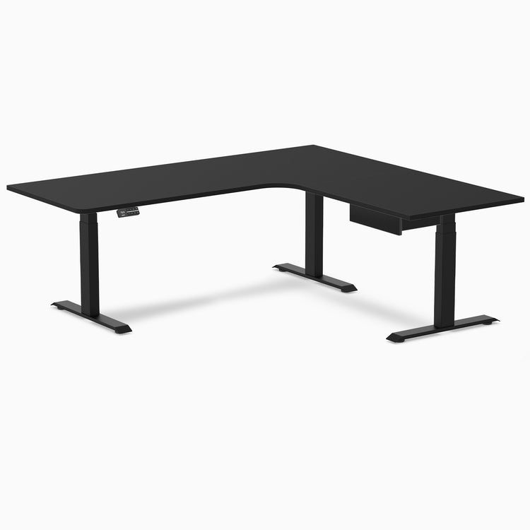 Desky Sigma L-Shape Gaming Desk With Drawer