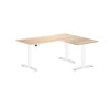 Desky L-Shape Melamine Sit Stand Desk-Classic Oak Desky®