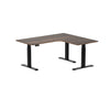 Desky L-Shape Melamine Sit Stand Desk-Jarrah Legno Desky®