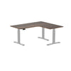 Desky L-Shape Melamine Sit Stand Desk-Jarrah Legno Desky®