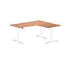 Desky L-Shape Melamine Sit Stand Desk-Prime Oak Desky®