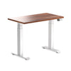 Desky Dual Mini Hardwood Sit Stand Desk-Walnut Desky®