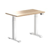 Desky Dual Mini Hardwood Sit Stand Desk-White Ash Desky®
