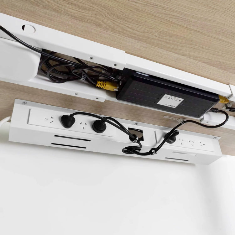 Desky mini cable management channel for small desks