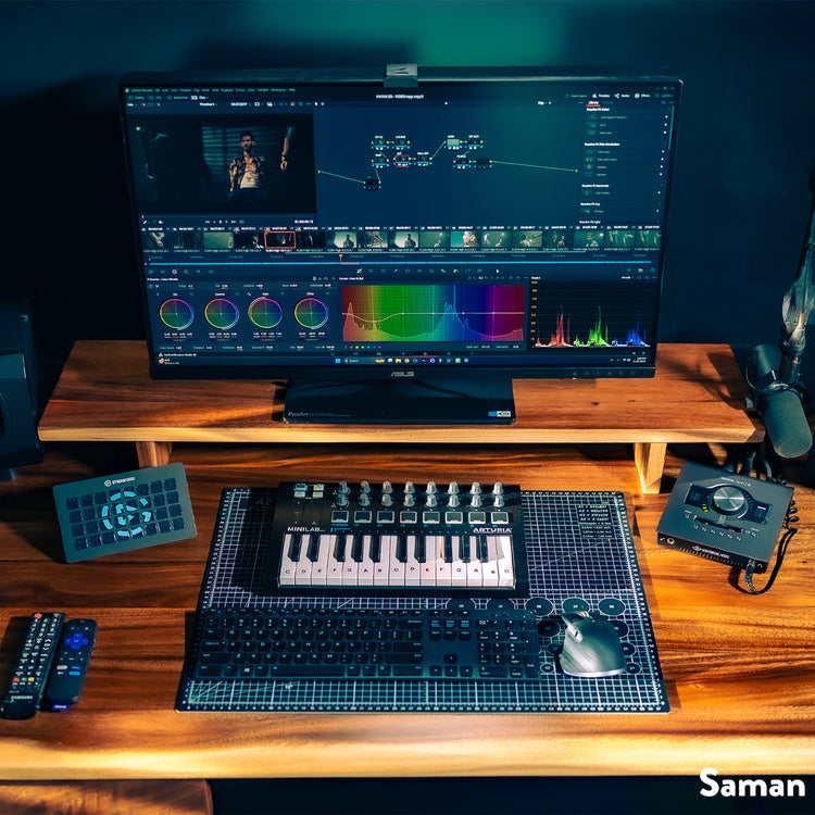 Desky Minimal Monitor Stand-Monitor Stands-Desky-White-Desky® Australia