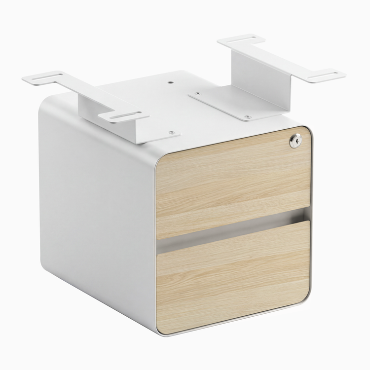 Almost Perfect Desky Minimal Under Desk Cabinet