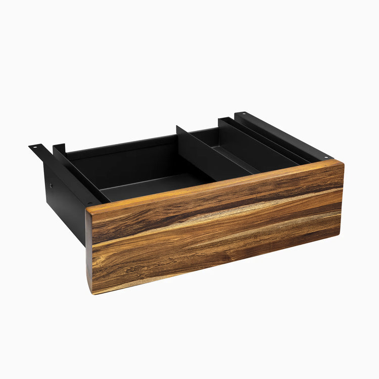 Desky Minimal Under Desk Drawer-Drawers-Desky-Pheasantwood Hardwood-Black-Desky® Australia