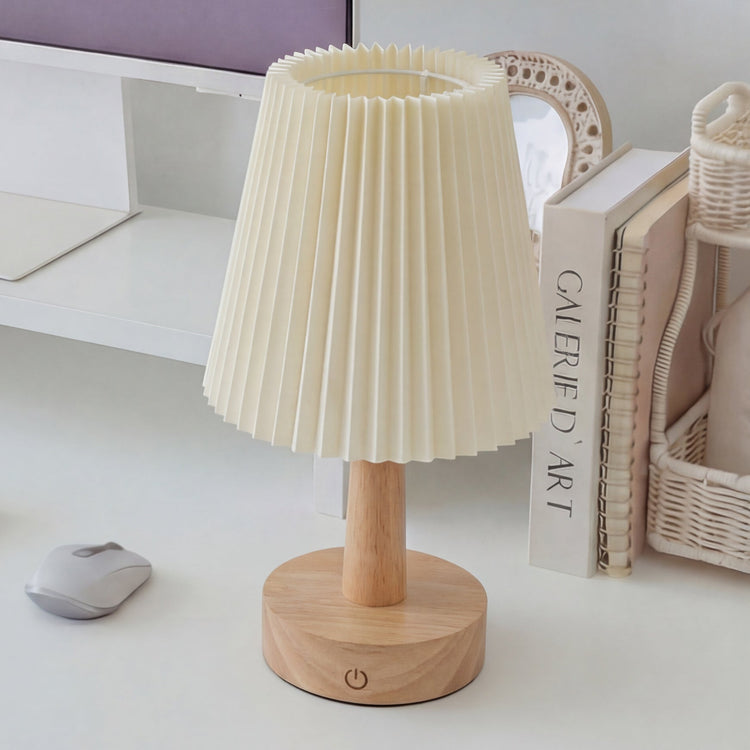 desky rechargeablecordless Ripple desk lamp on top of desk
