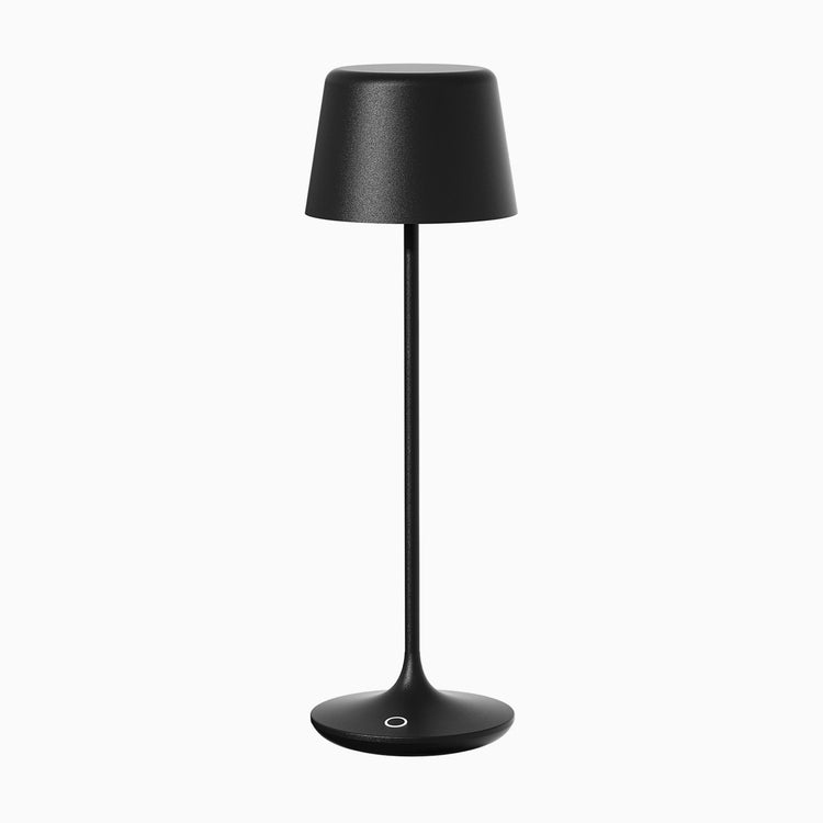 Desky cordlesssihlouette desk lamp in black