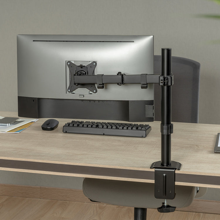 single eco monitor mount matte black