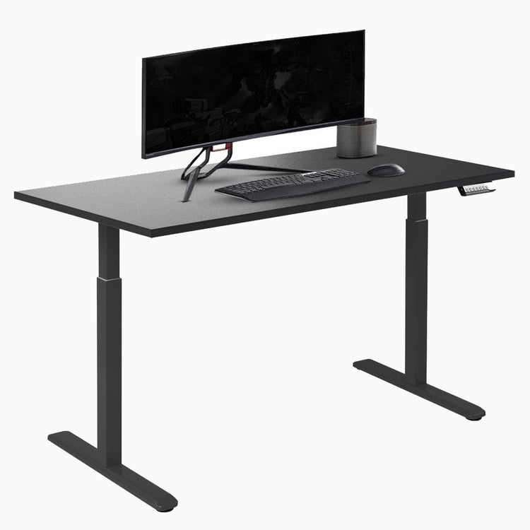 Desky Single Sit Stand Gaming Desk-Desky® Australia
