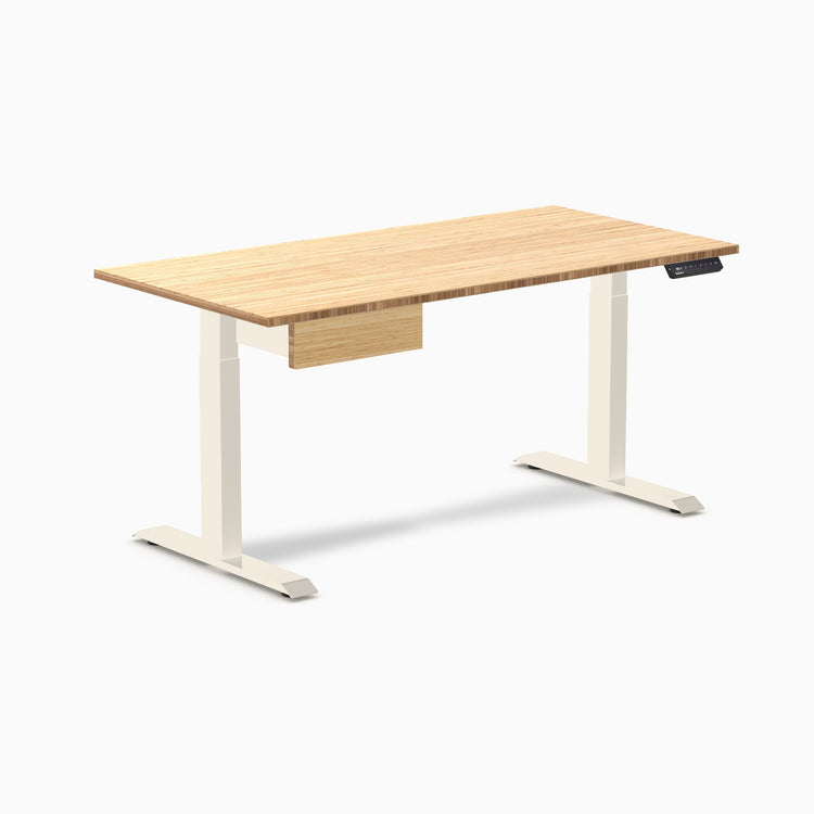 Desky Single Standing Desk With Drawer