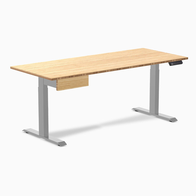 Desky Single Standing Desk With Drawer