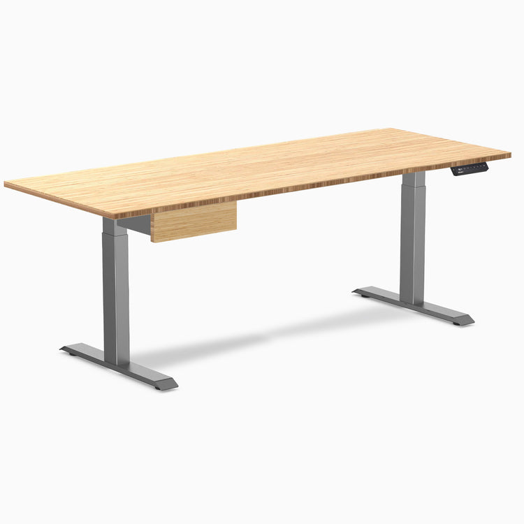 Desky Single Standing Desk With Drawer