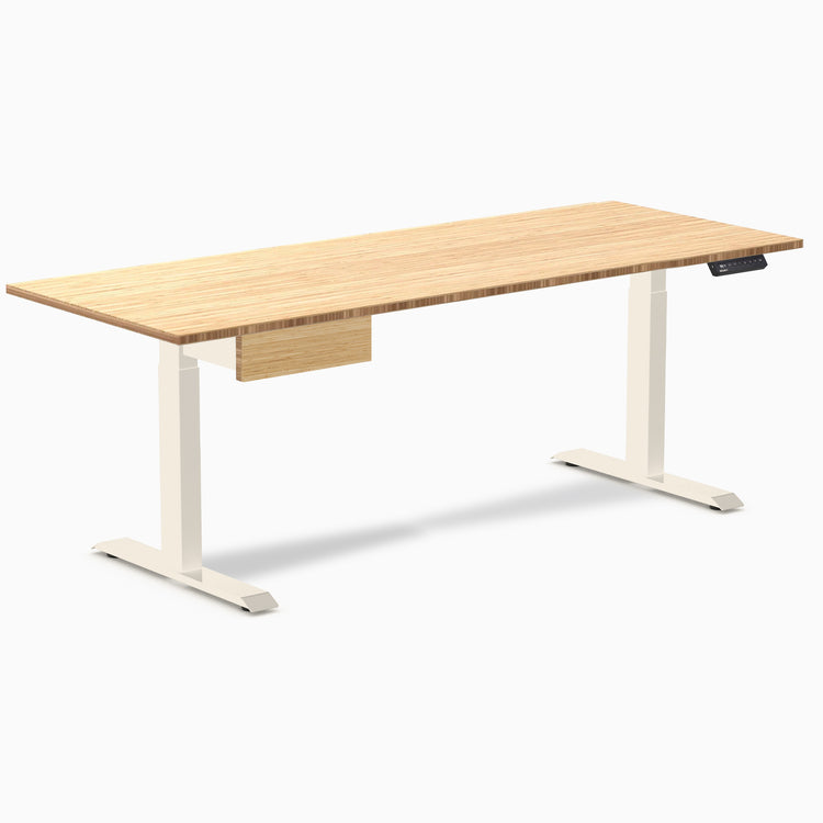 Desky Single Standing Desk With Drawer