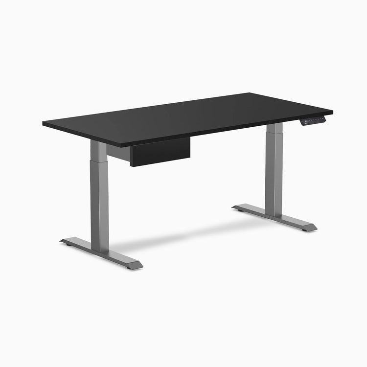 Desky Single Standing Desk With Drawer