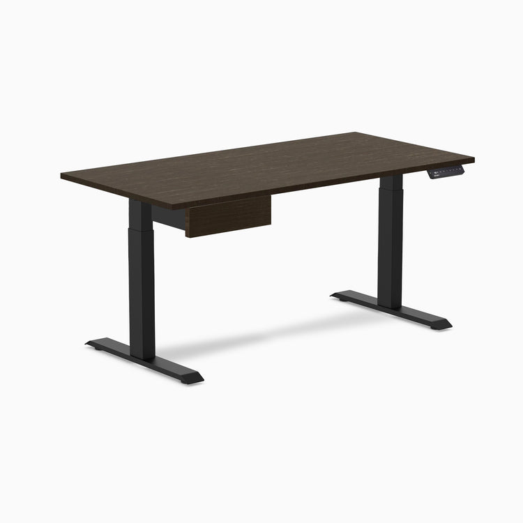 Desky Single Standing Desk With Drawer
