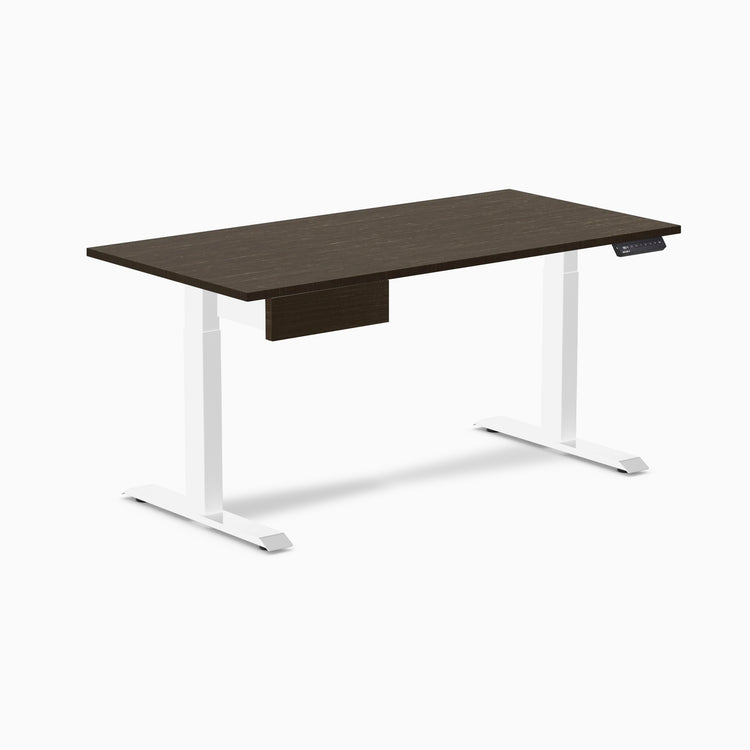 Desky Single Standing Desk With Drawer