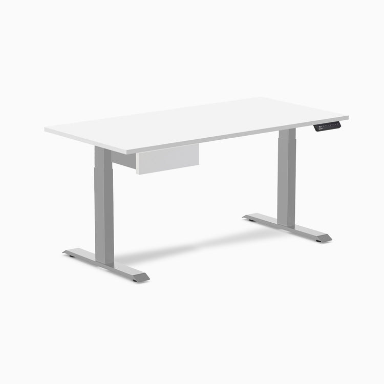 Desky Single Standing Desk With Drawer