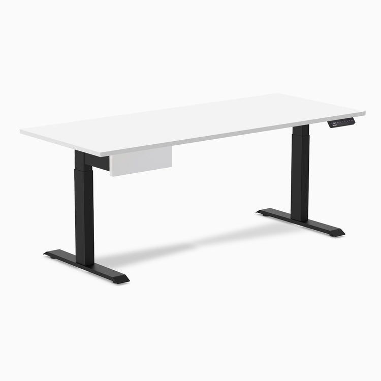 Desky Single Standing Desk With Drawer