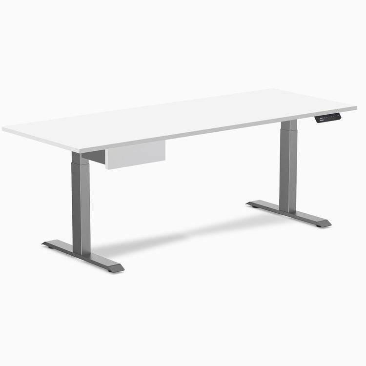 Desky Single Standing Desk With Drawer