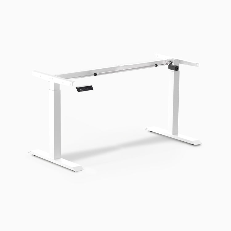 White single sit stand desk frame - Desky
