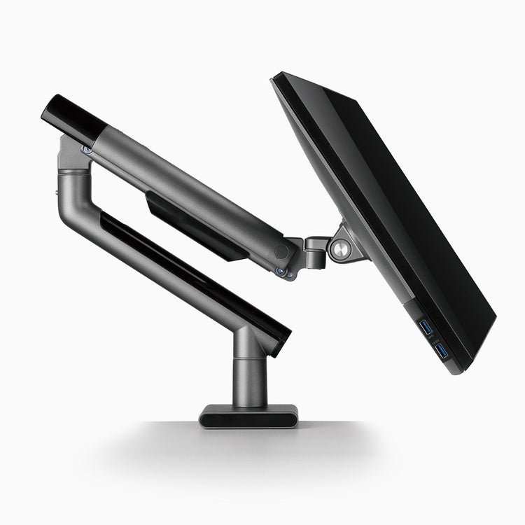 Almost Perfect Desky Single Slim Aluminium Monitor Arm-Desky® Australia