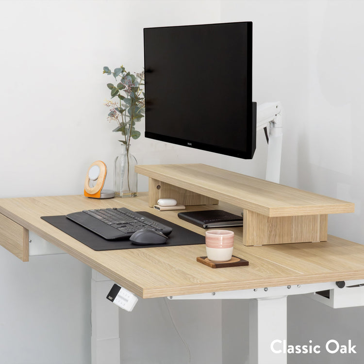 Desky Dual Melamine Sit Stand Desk-Desky® Australia