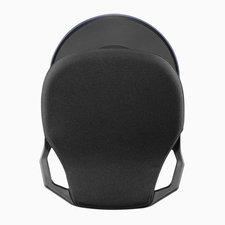 Cushioned seat stool black