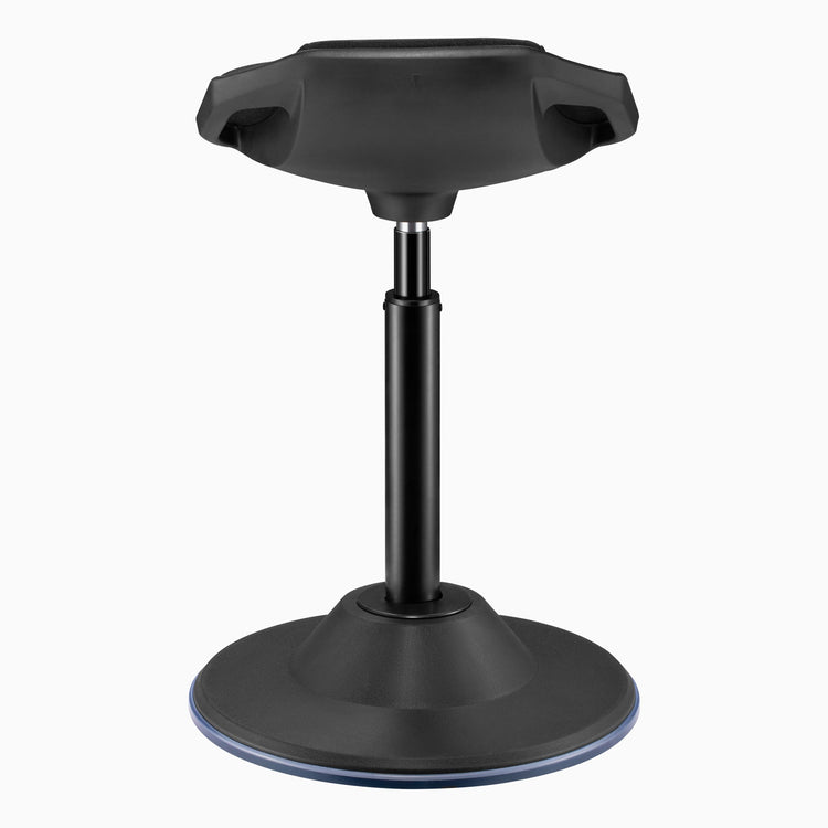 Ergonomic stool in black Desky