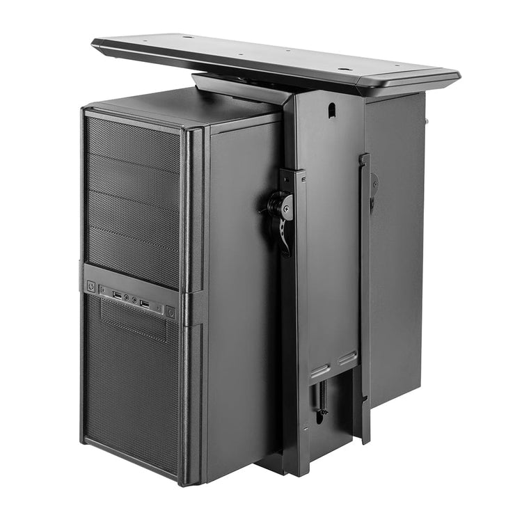 under desk sliding cpu mount