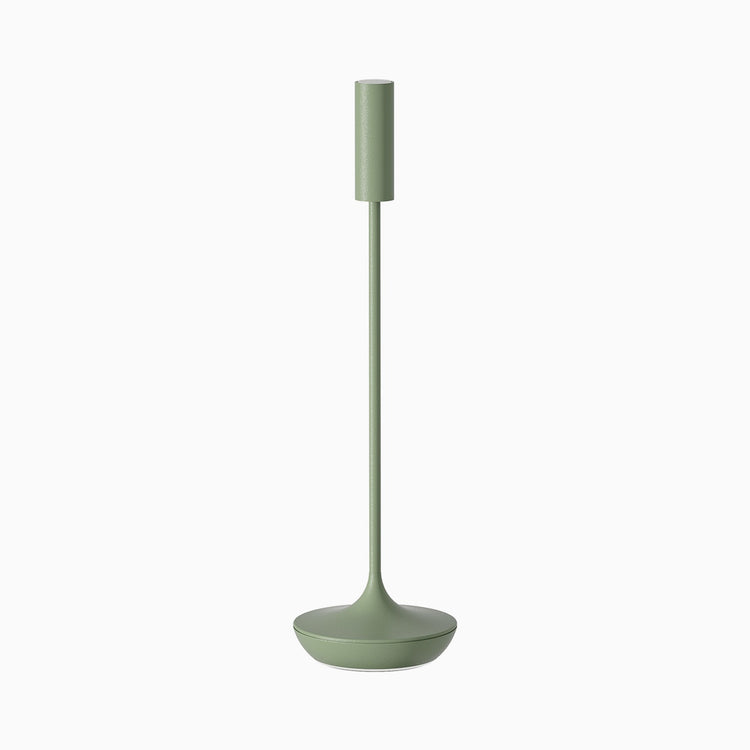 Desky Slim cordless desk lamp in sage green