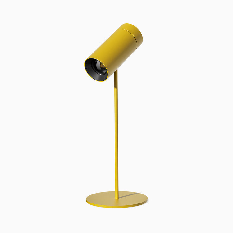 Desky spotlight desk lamp in yellow