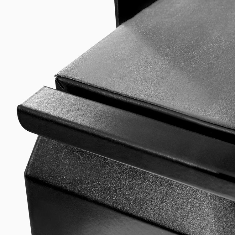 Under desk drawer close up