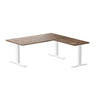 Desky Zero Hardwood L-Shape Office Desk-Natural Walnut Desky®