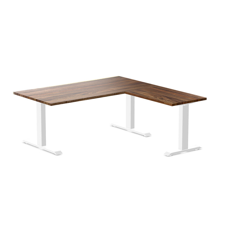 Desky Zero Hardwood L-Shape Office Desk-Saman Desky®