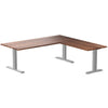 Desky Zero Hardwood L-Shape Office Desk-Walnut Desky®