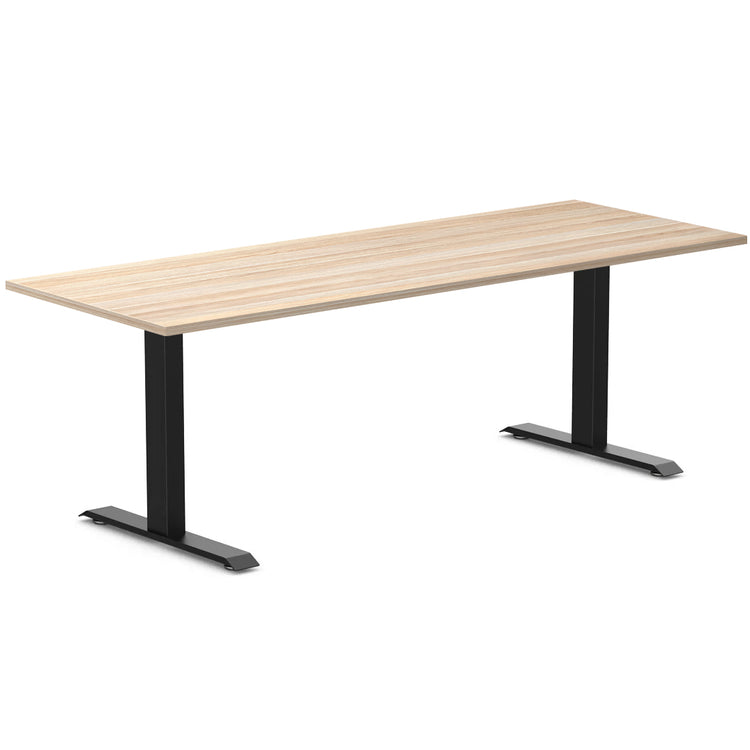 Desky zero melamine desk 2000mm classic oak