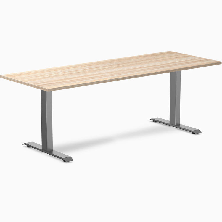 Desky zero melamine desk 2000mm classic oak