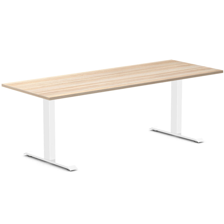 Desky zero melamine desk 2000mm classic oak