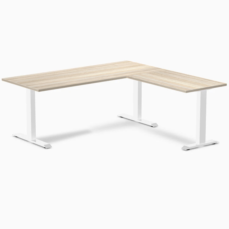 Desky Zero Melamine L-Shape Office Desk
