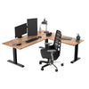Desky Zero Softwood L-Shape Office Desk-Acacia Desky®
