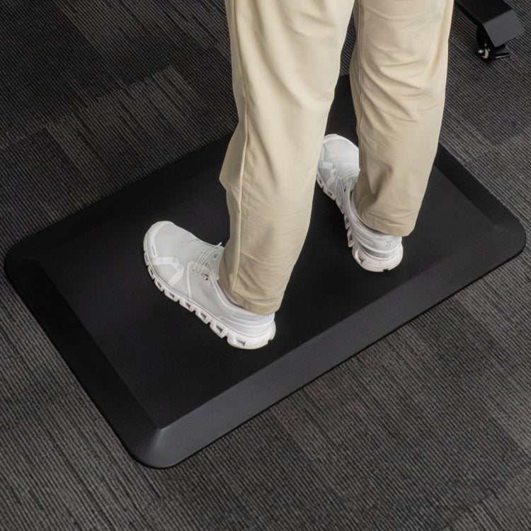 Anti fatigue mat in office setting