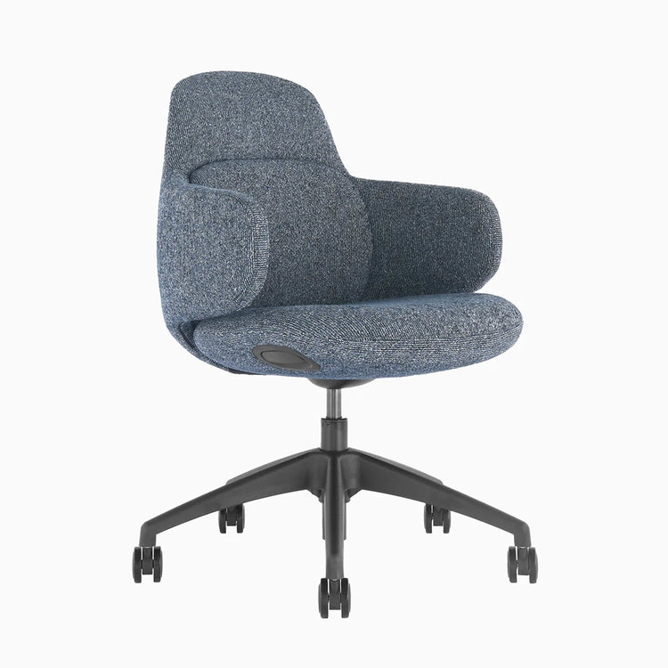 Arco office chair in midnight blue - Desky Australia