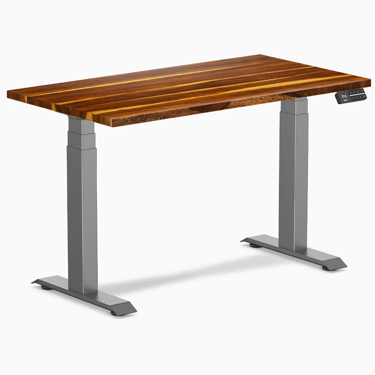 Desky Dual Mini Hardwood Sit Stand Desk