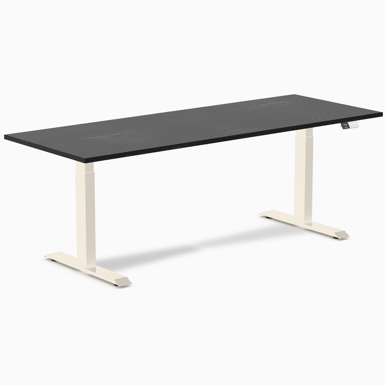 Desky Dual Hardwood Sit Stand Desk